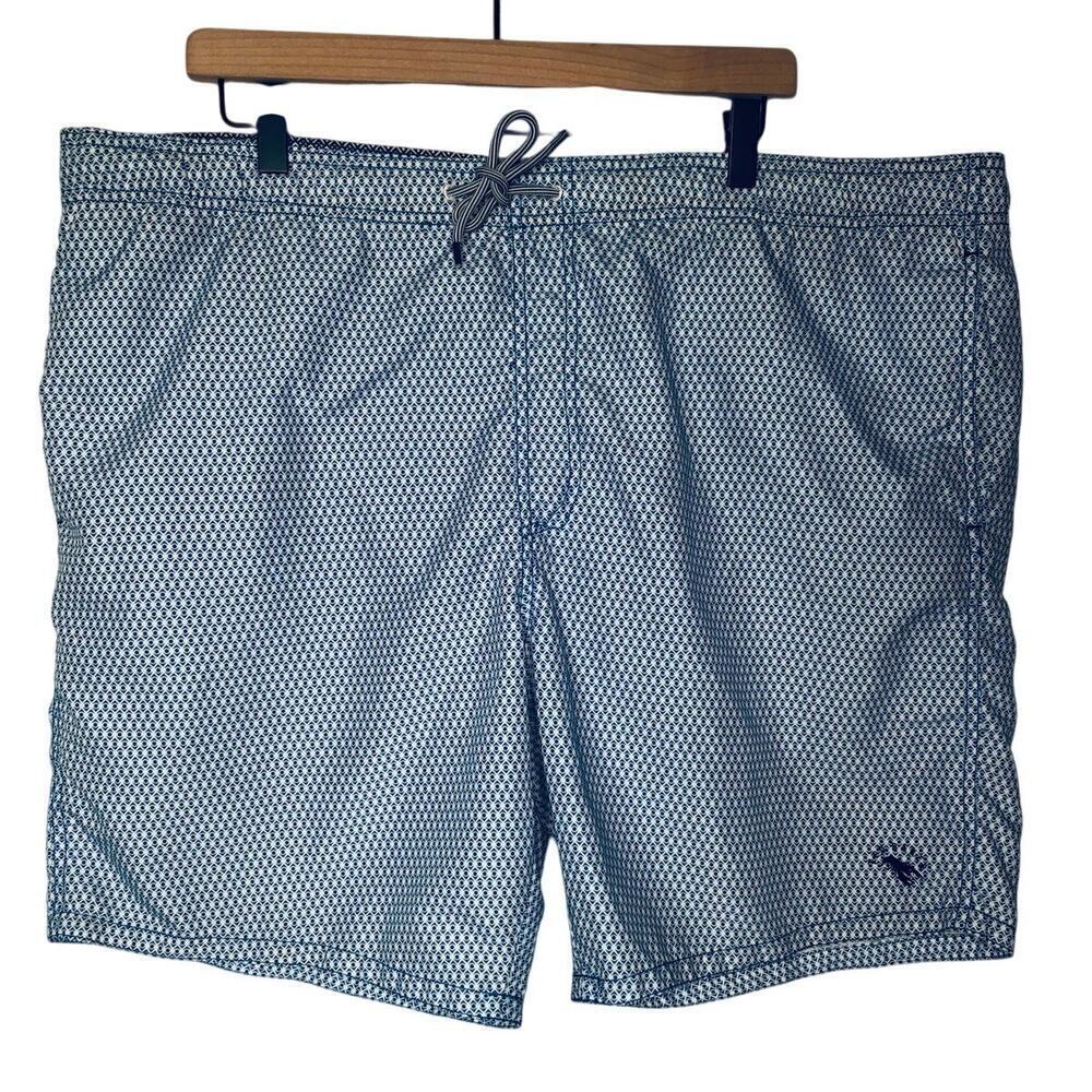 Ted Baker London Men's Blue Swim Trunks The World's Your Lobster Sz: 6‎ | XXL